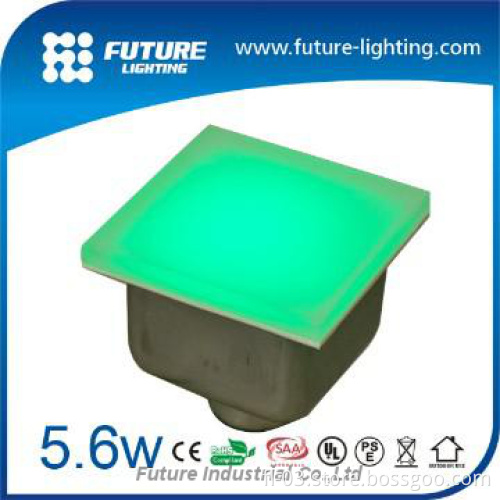Outdoor Warm white/Cool white 6w dance floor LED brick light